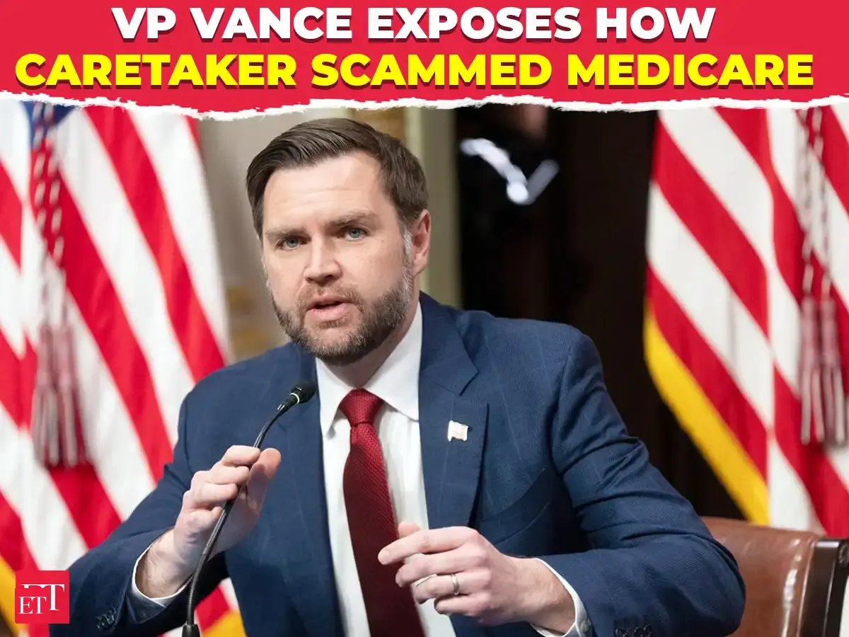 ‘Caretaker stole benefits without…’: Vance reveals shocking medicare fraud, claims ‘billions’ saved – The Economic Times Video