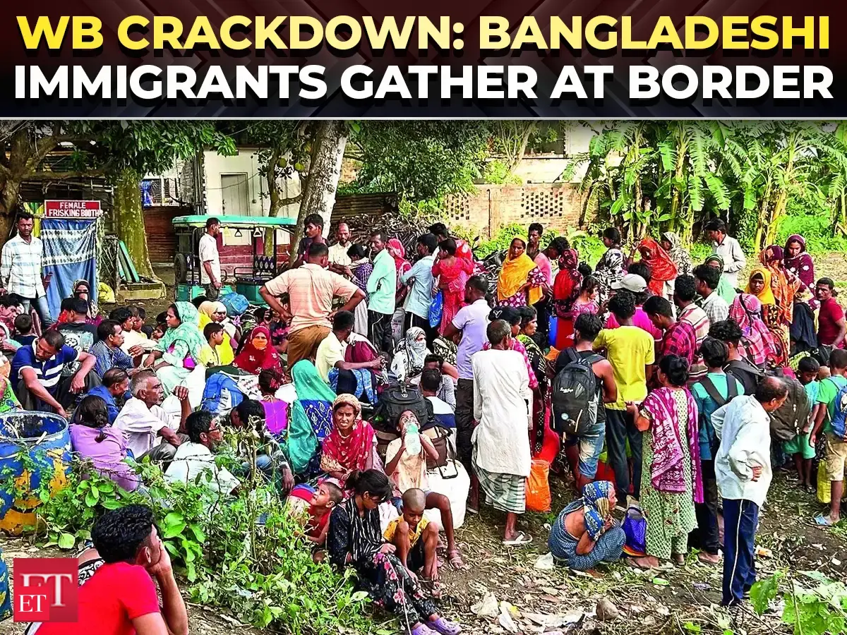 Bangladeshi immigrants gather at border amid Bengal govt’s 'detect, delete and deportation' policy
