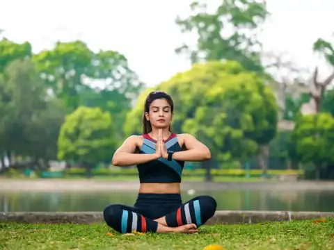 Sukhasana with Deep Breathing