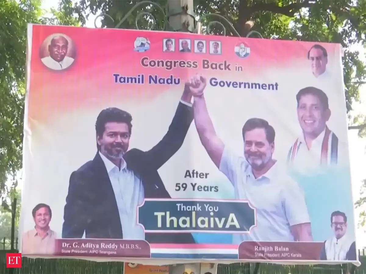 Congress leader Rahul Gandhi’s expected meeting with TN CM Vijay in Delhi postponed, posters remain outside 10 Janpath