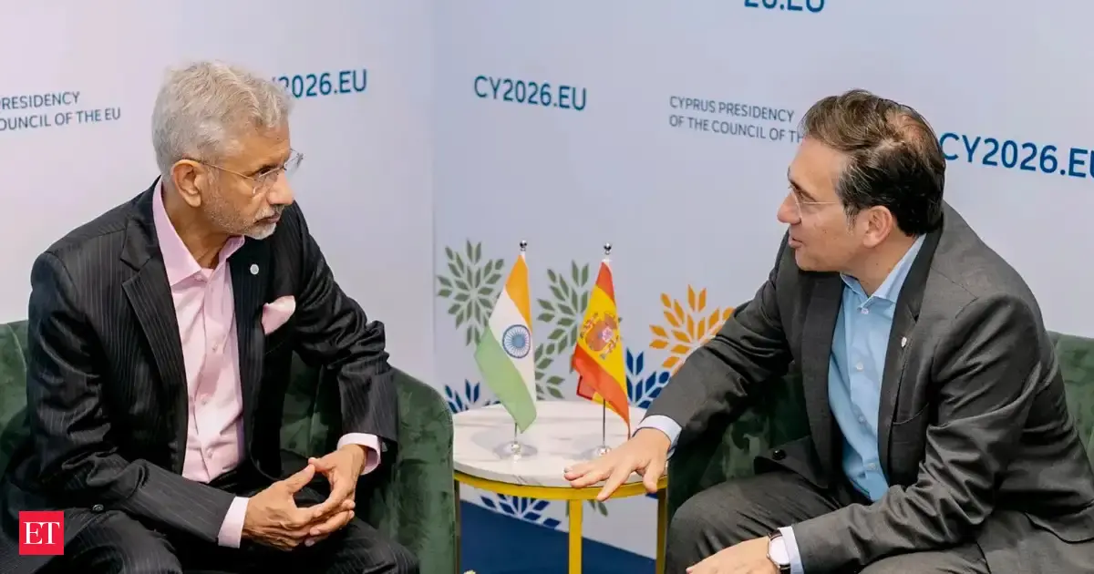 External Affairs Minister S Jaishankar meets EU foreign ministers in Cyprus to discuss shared interests