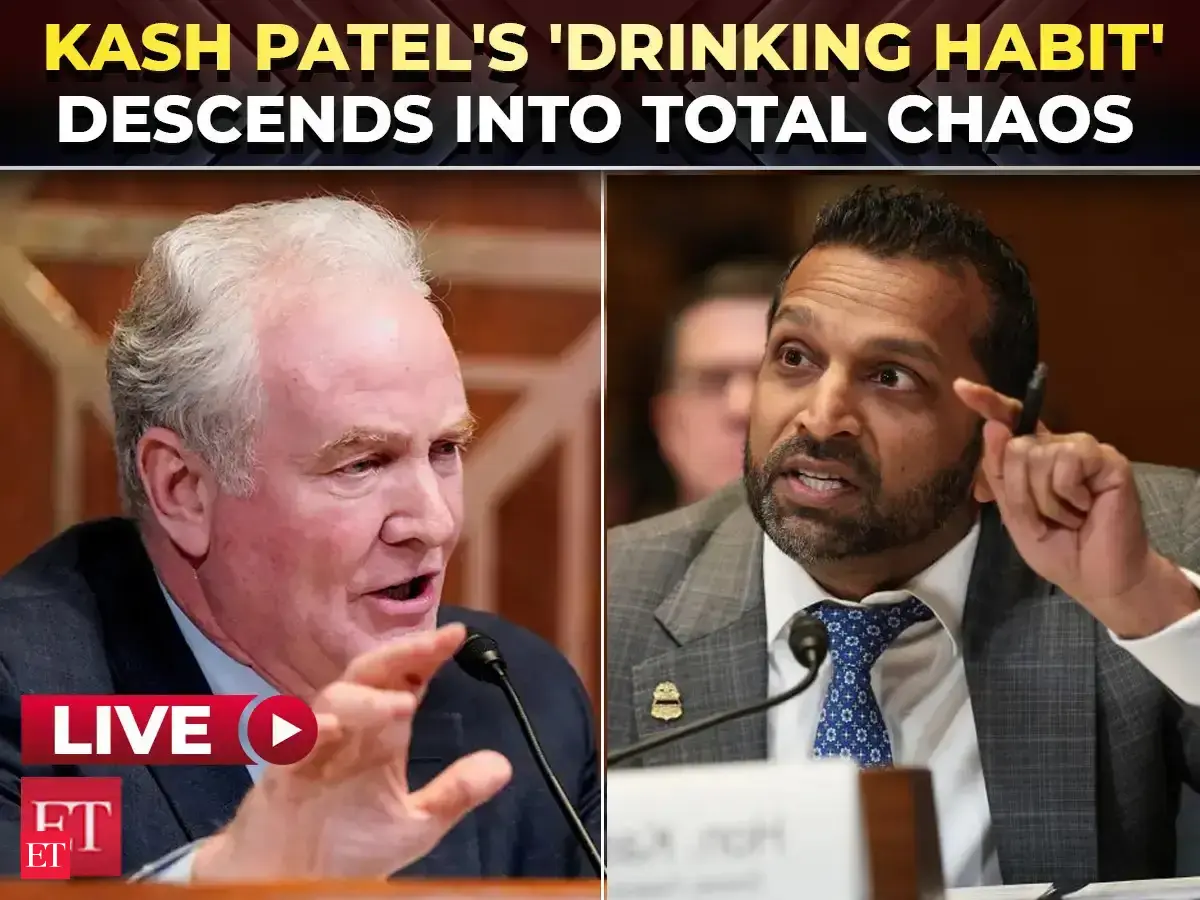 ‘You’re BIG-TIME HYPOCRITE, Senator!’: Kash Patel loses calm in senate over 'DRINK ON DUTY' claims