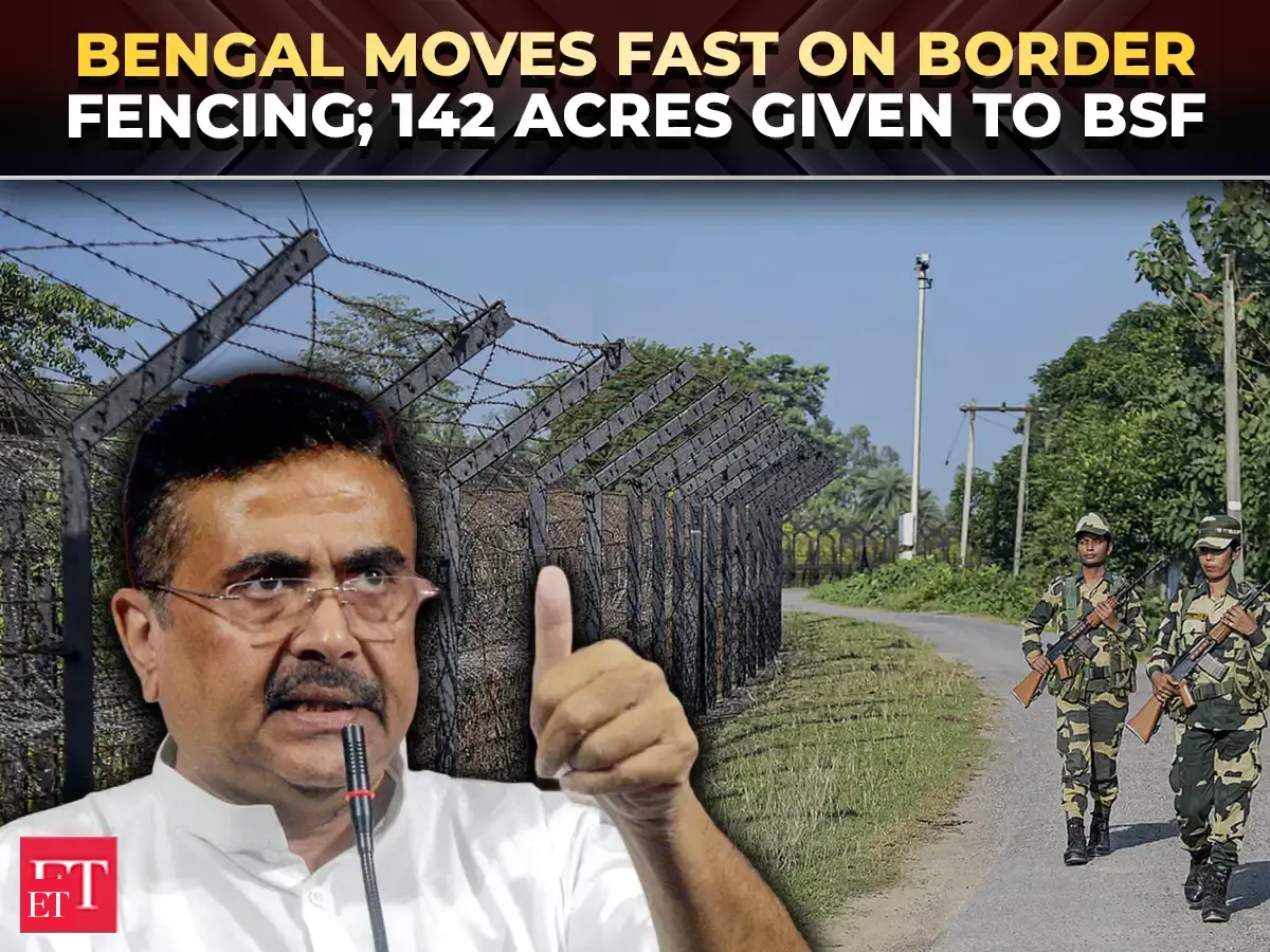 West Bengal govt hands over 142.7 acres along India-Bangladesh border to BSF for outposts, fencing
