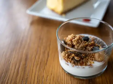 Milk and dry fruit shake