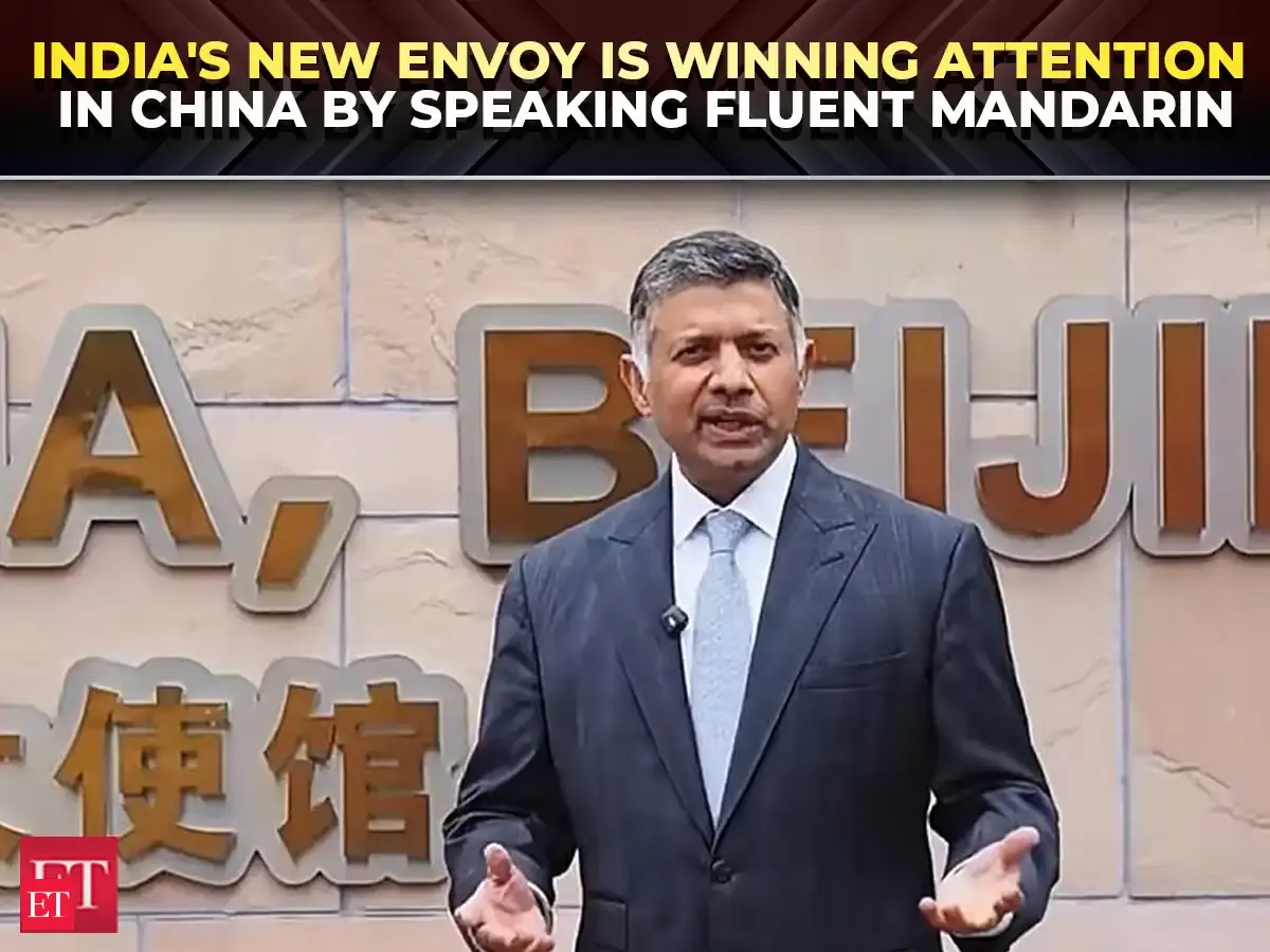 India’s new Ambassador to China gives tour of Indian Embassy at Beijing, in fluent Mandarin