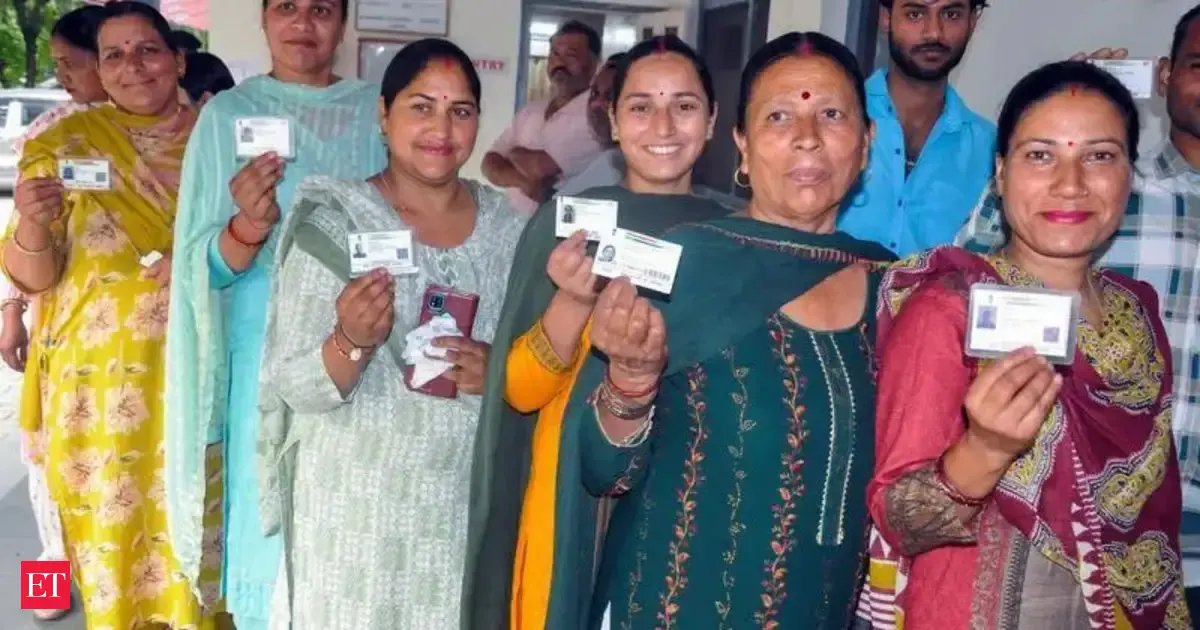Himachal panchayat polls: Women take the lead as turnout crosses 80 pc amid rain