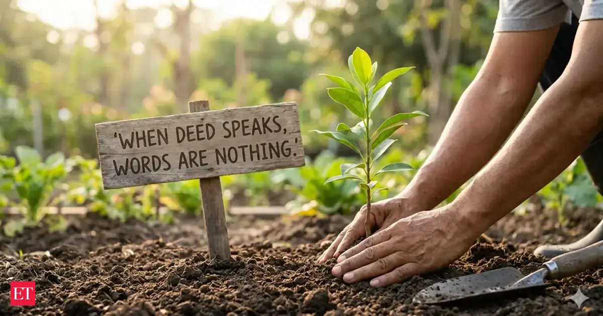 African Proverb of the Day: 'When deed speaks, words...'-Life lessons on integrity, action, character, and why what you do matters more than what you say