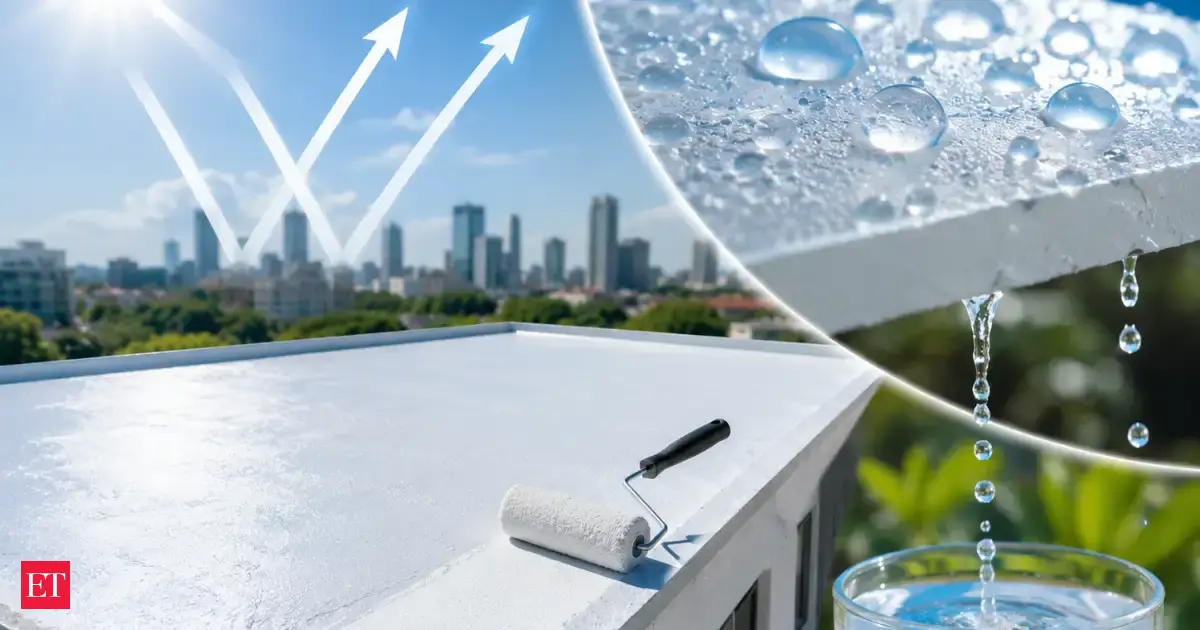 No AC needed! What is this 'smart paint' developed by scientists that reflects 97% of sunlight & even collects water from air?