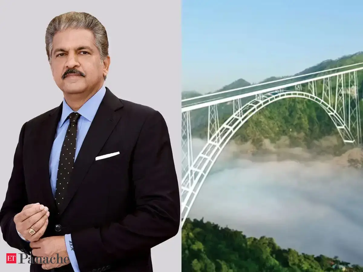 Taller than Eiffel Tower: Anand Mahindra left amazed by stunning video of Vande Bharat train gliding over Chenab Bridge