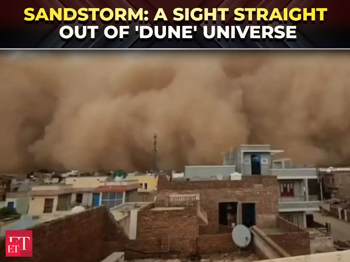 Massive dust storm engulfs Rajasthan, apocalyptic scenes go viral on social media, watch!