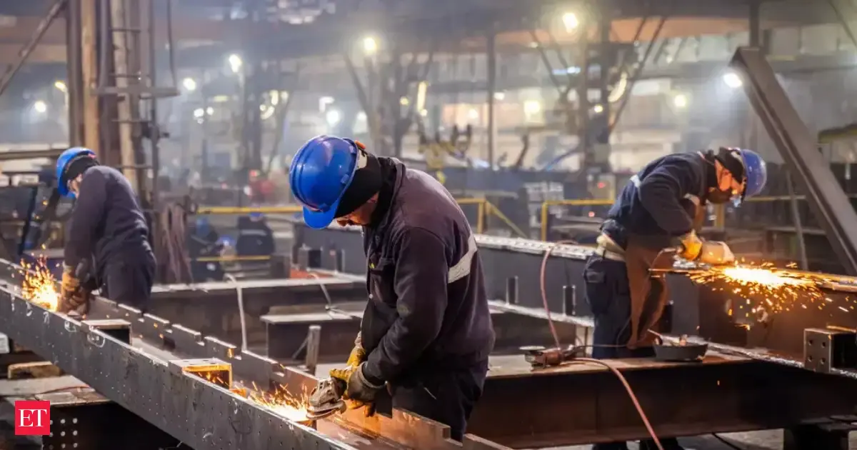 India industrial output grows 4.9% in April as new IIP series shows manufacturing-led recovery  m.economictimes.com