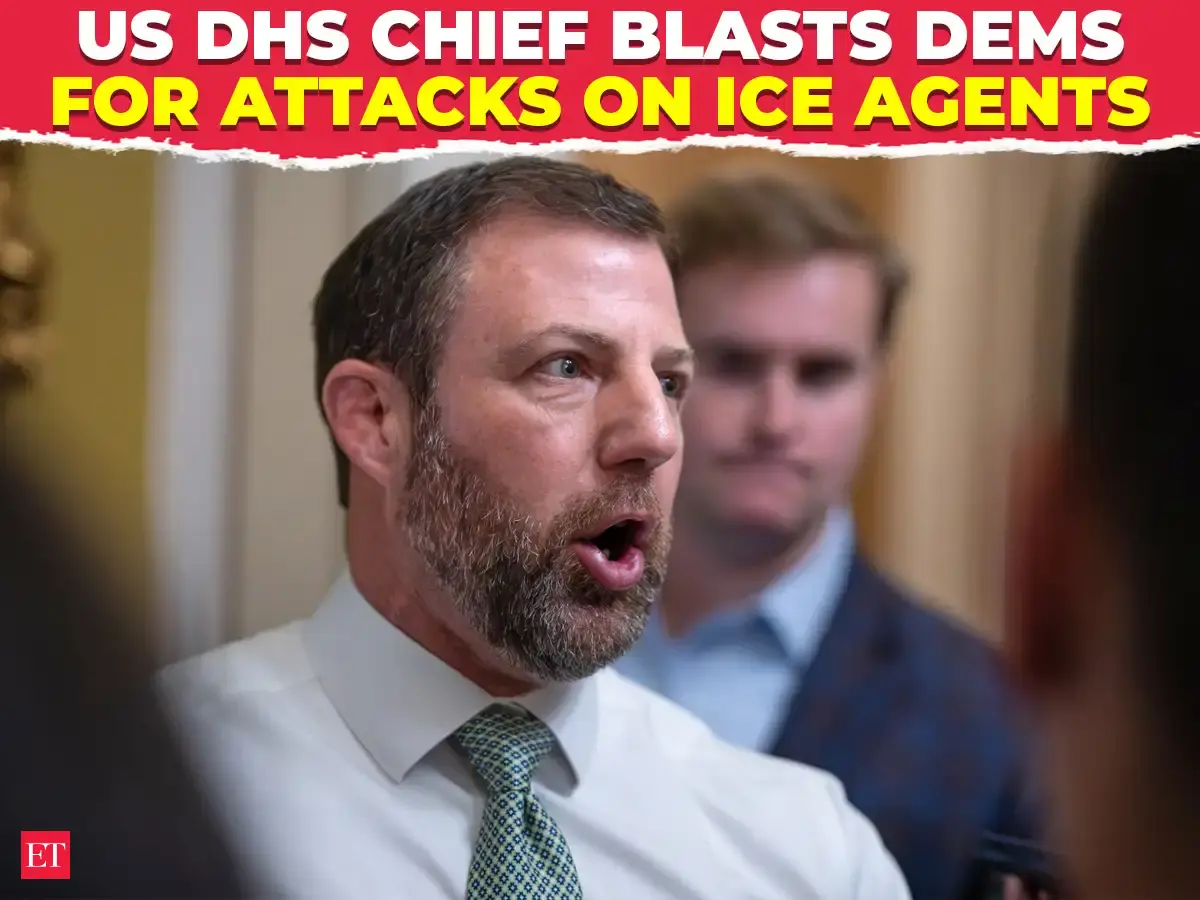 'They want to demonize our ICE officers': US DHS Chief Mullin blasts Dems for attacks on ICE agents