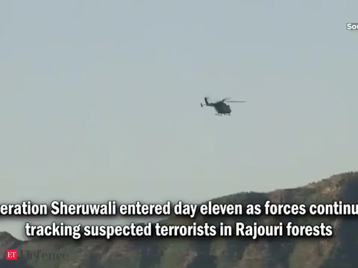Operation Sheruwali: Rajouri anti-terror op enters Day 11; helicopters, drones deployed - The Economic Times Video | ET Now