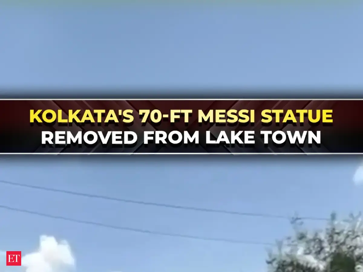 70 foot Messi statue taken down over safety concerns