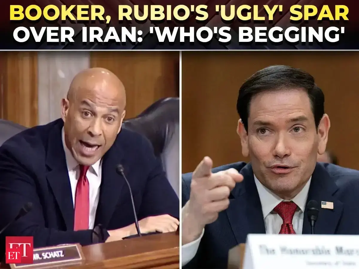 'We're not begging for deal, Iran is!': Cory Booker & Marco Rubio spiral into fiery Senate face-off