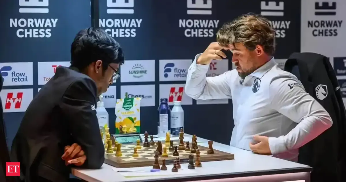  Praggnanandhaa shocks World No. 1 Magnus Carlsen once again, moves closer to historic Norway Chess title