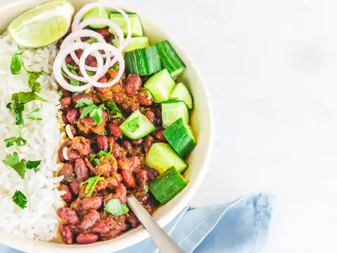 Brown Rice + Rajma Bowl