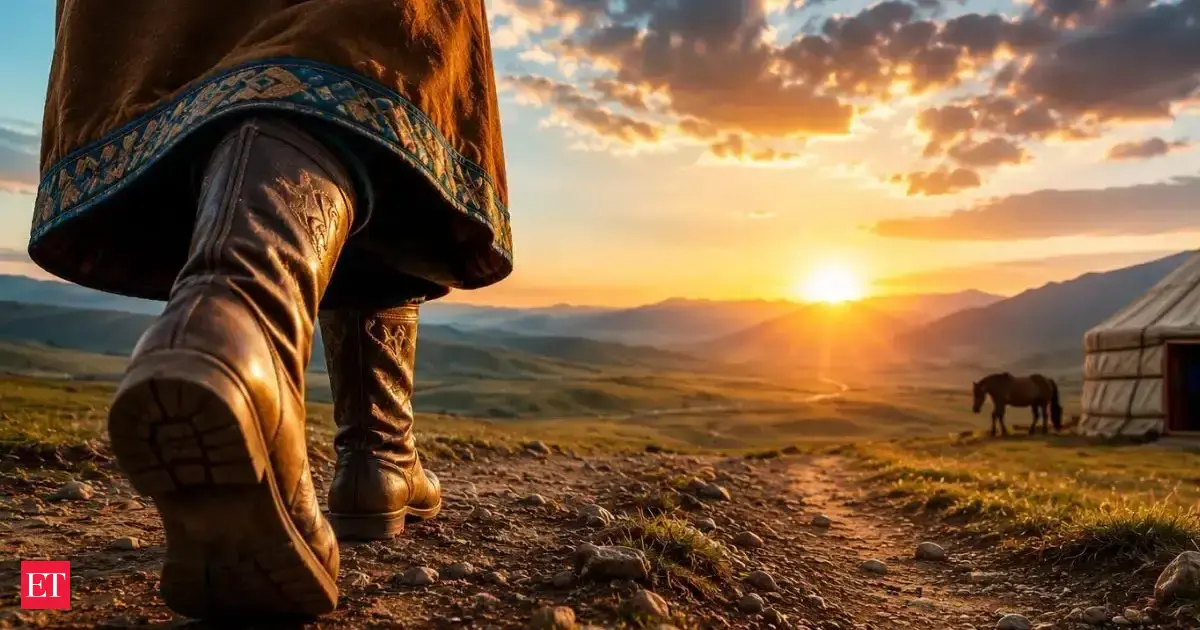 Mongolian wisdom of the day: 'A journey of a thousand miles begins beneath one's feet.' Life lessons on taking the first step, hard work and growth