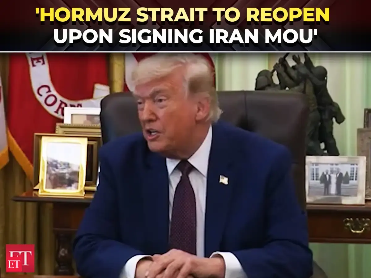 'Negotiations going very well': Trump says Strait of Hormuz to reopen immediately after Iran MoU