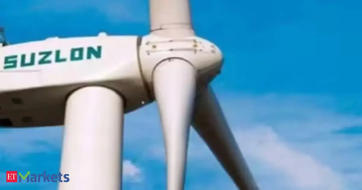 Suzlon Energy shares rise 2% after firm announces foray into solar, battery storage businesses under ‘Suzlon 2.0’
