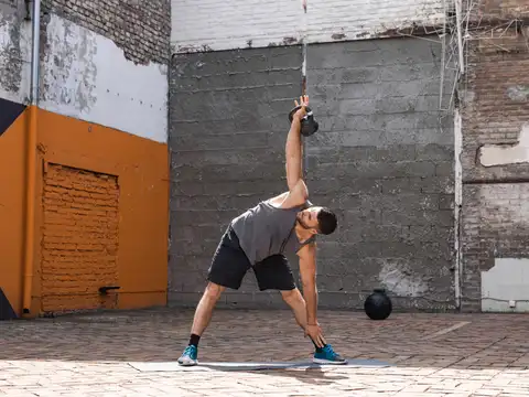 How to perform kettlebell windmill?