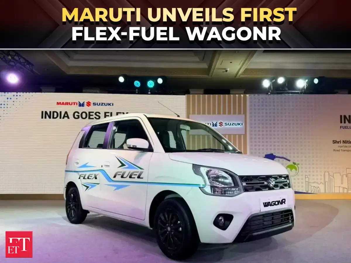 Maruti unveils India’s first flex-fuel WagonR as India looks beyond EVs
