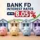 Image for FD interest rate up to 8.05%: 4 banks th