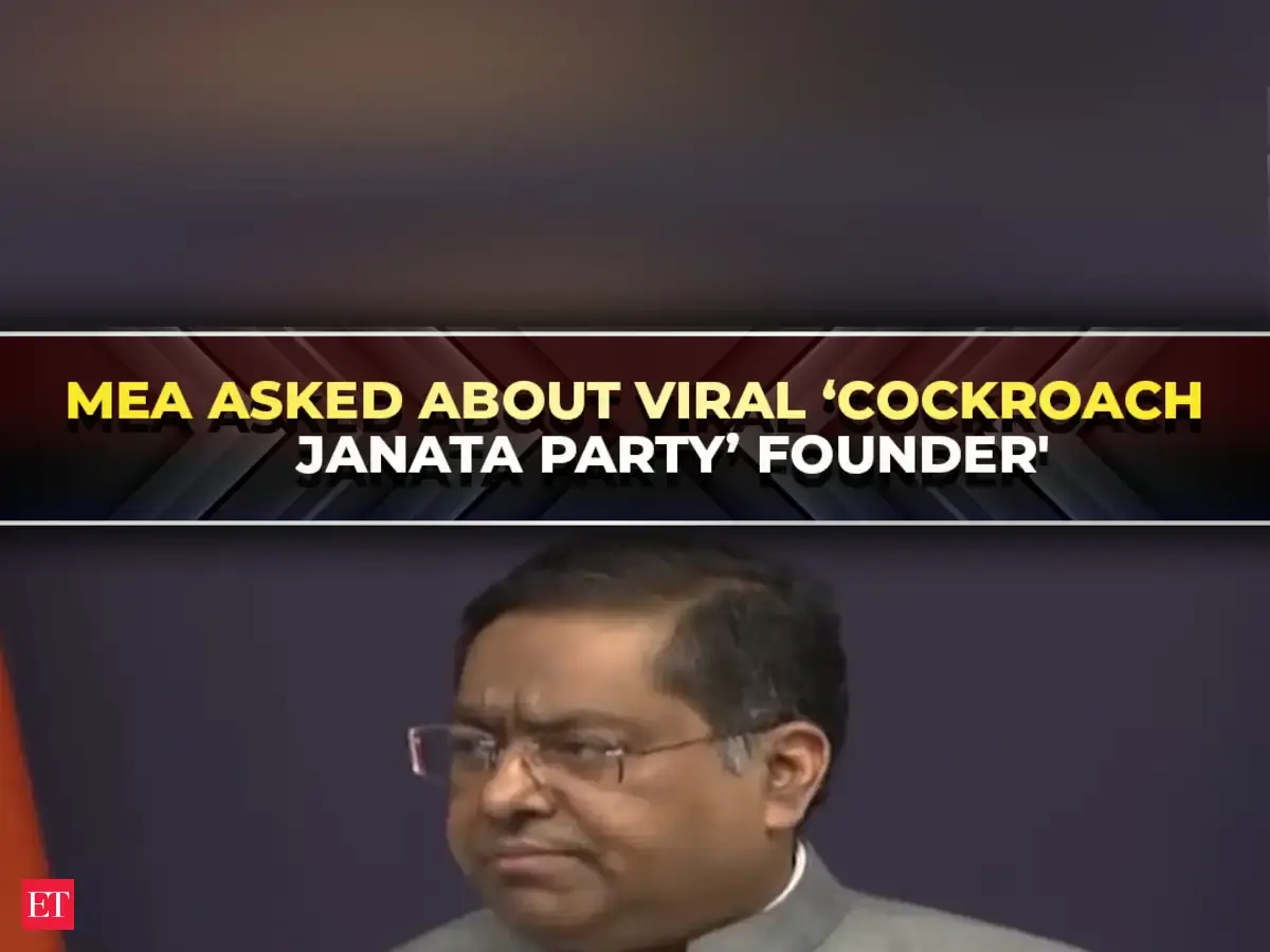MEA faces question on viral sensation Cockroach Janata Party founder Abhijeet Dipke, watch response
