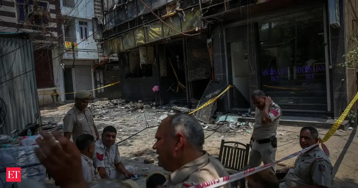 Delhi Police arrests hotel cook in Malviya Nagar fire case that claimed 21 lives