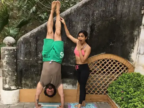 Handstands for full-body control
