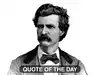 Sunday inspirational quote of the day by Mark Twain: 'A full belly is little worth where the mind is starved' What American author said about life's purpose and how life is beyond material comfort