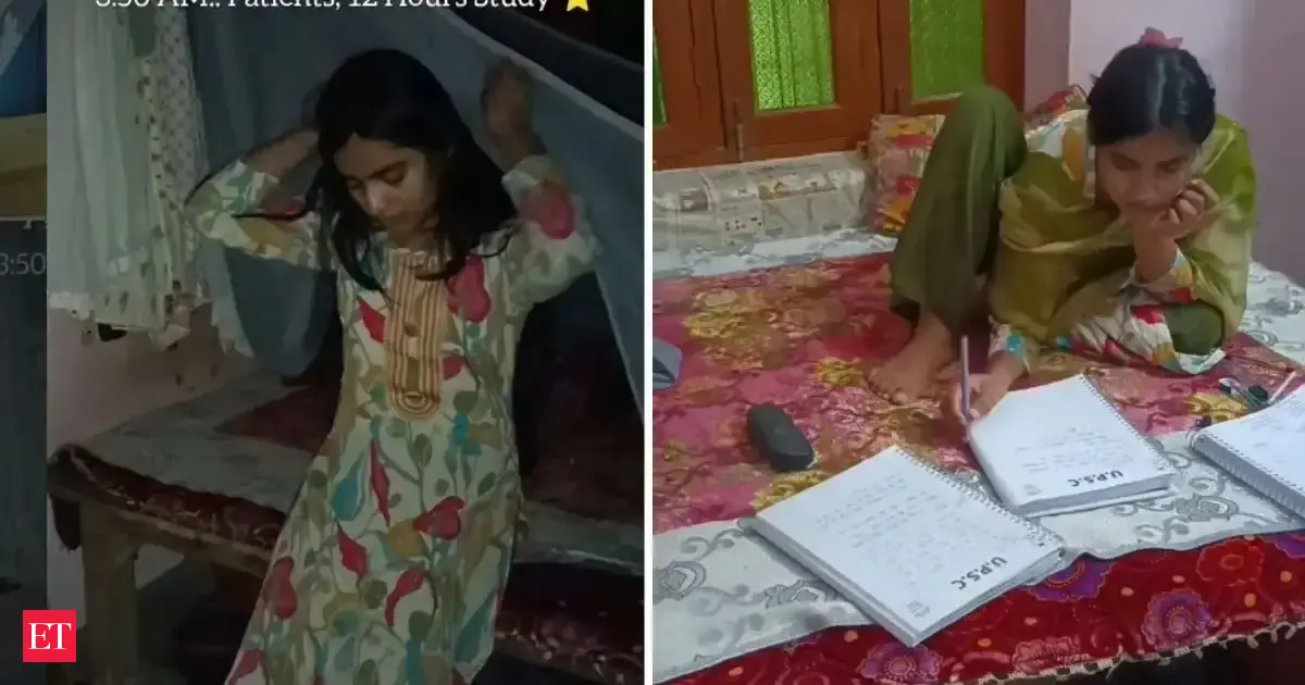 UPSC aspirant starts day at 3:53 am, juggles physiotherapy work, household chores and 12-hour study routine