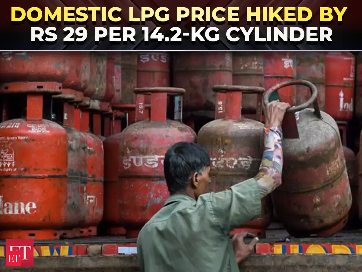 Domestic LPG prices increased by Rs 29, second hike amid ongoing Middle East crisis
