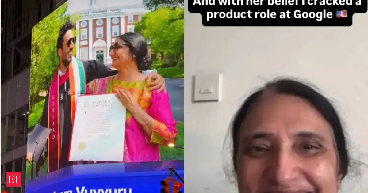 Indian techie working at Google honours mother with Times Square billboard after years of setbacks and success