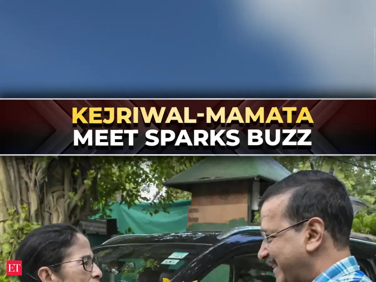 Kejriwal meets Mamata Banerjee in Delhi ahead of June 8 INDI