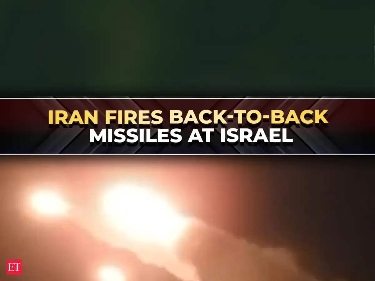 Watch: Iran launches back-to-back missile barrages at Israel