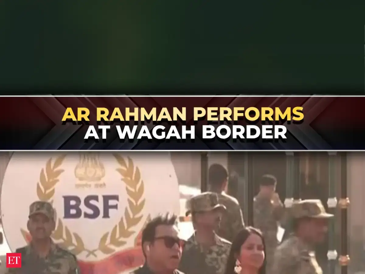 AR Rahman and Mohit Chauhan perform at Attari-Wagah border i