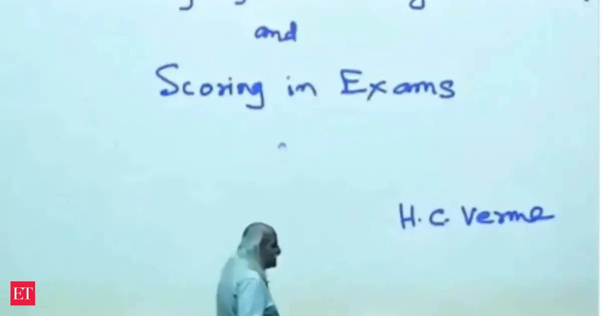 HC Verma once explained why he kept some questions without solutions in ...