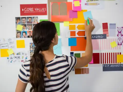 Build a vision board for the month