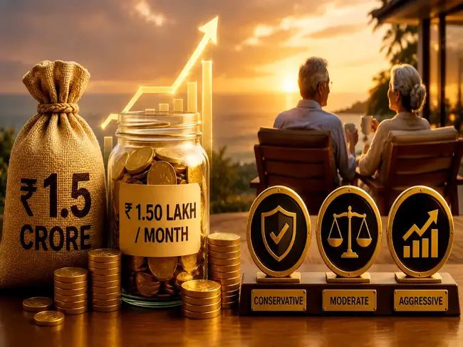 How to get Rs 1.5 lakh/month from Rs 1.5 cr corpus