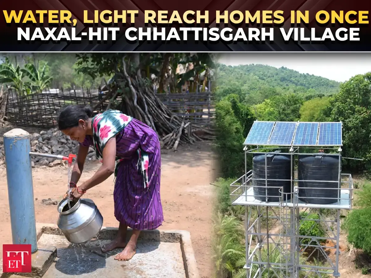 Chhattisgarh’s once naxal-affected village gets infra push: 