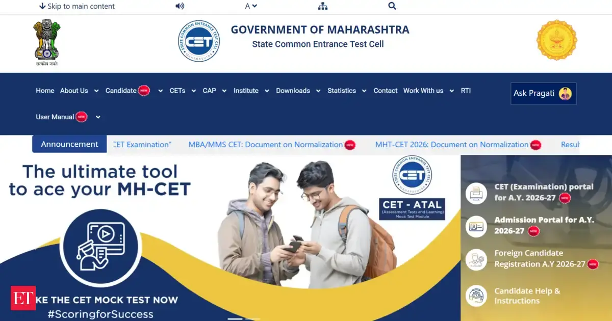 Reporting related to mht cet result