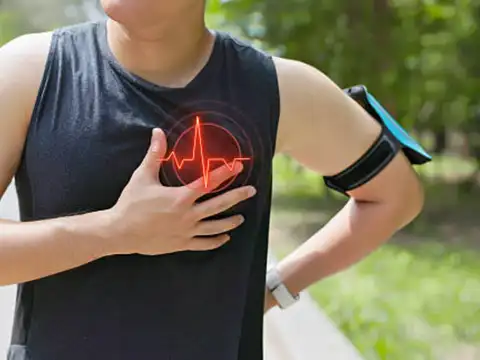 Racing heart and unusual tiredness