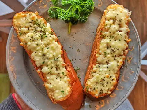 Turn it into cheesy bread pizza