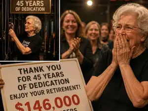 Human kindness of the day from America: At 85, theatre worker woman finally retires after 45 years, gets $146K from strangers