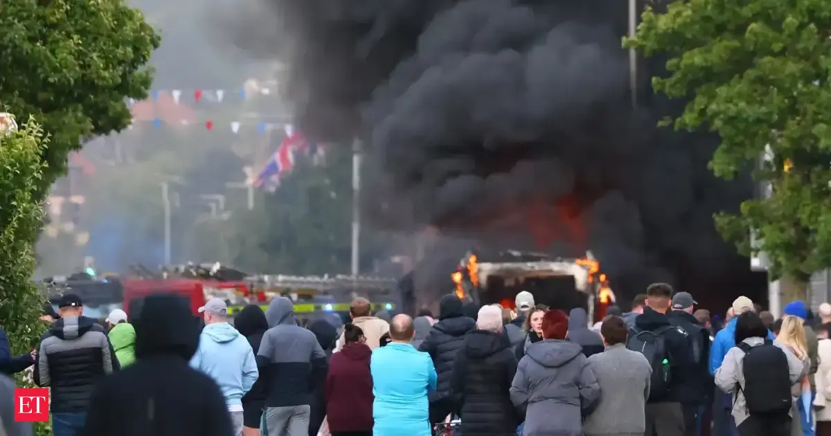 Anti-immigrant protests flare up across Belfast after knife attack