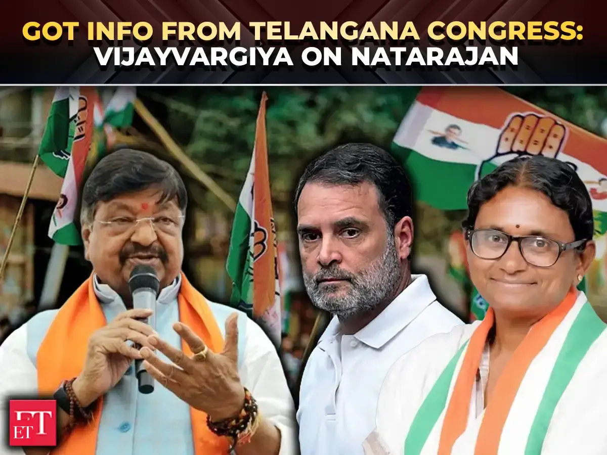 Vijayvargiya says Congress gave Telangana papers to sink Nat