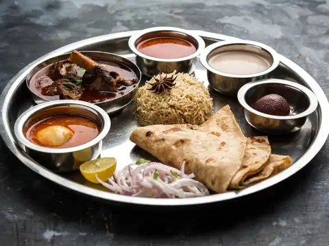 Kolhapuri thali
