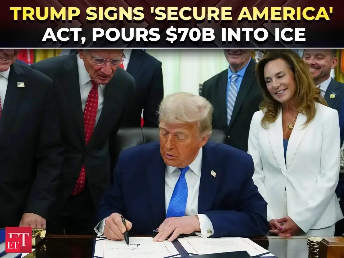 'Heroes of America, ICE': Trump signs $70B bill to superchar