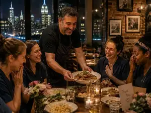 Kindness act of the day from America: Dying man's final wish for hospice nurses gets fulfilled by New York restaurant owner